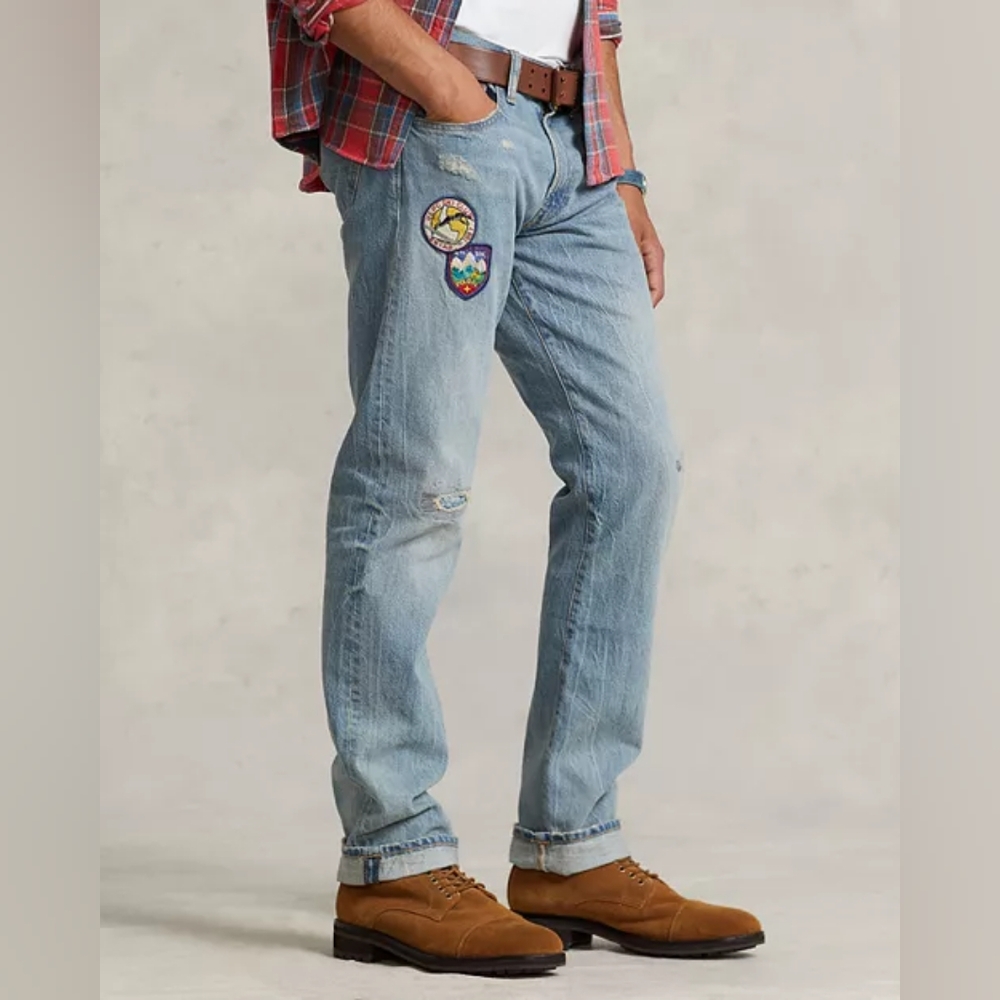POLO RALPH LAUREN Denim‎ Varick Straight-Leg Jeans (Sz 34x32) - Picture 5 of 16